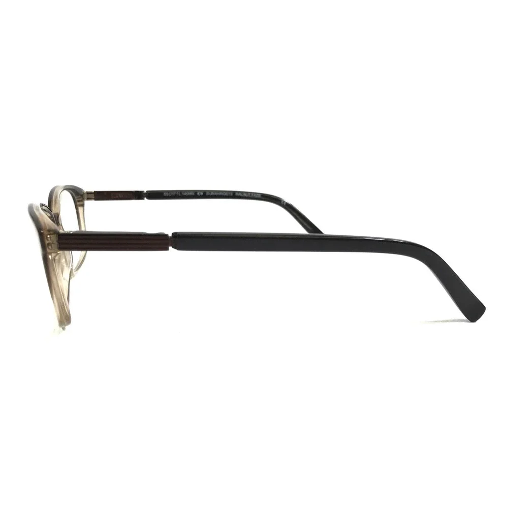 Durahinge Eyeglasses Frames DURAHINGE13 WALNUT FADE Rectangle Full Rim 53-17-140